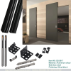 Bộ phụ kiện cửa lùa bóng ma – Cửa trượt tàng hình giảm chấn 2 chiều mã SD5017 Bộ phụ kiện cửa lùa bóng ma – Cửa trượt tàng hình giảm chấn 2 chiều mã SD5017